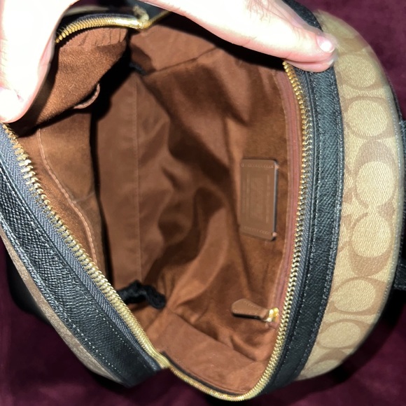Coach leather backpack main image 5